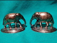 Elefanti din argint 970, marcaj 97 (Triburile Karen din Thailanda)